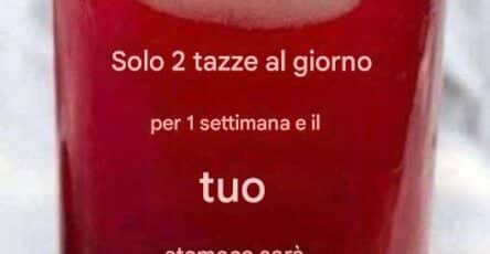 Bevanda brucia grassi veloce