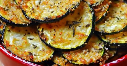 Chips di zucchine croccanti