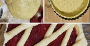 Crostata dolce con frutta