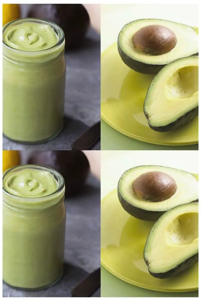 Maionese vegana all'avocado