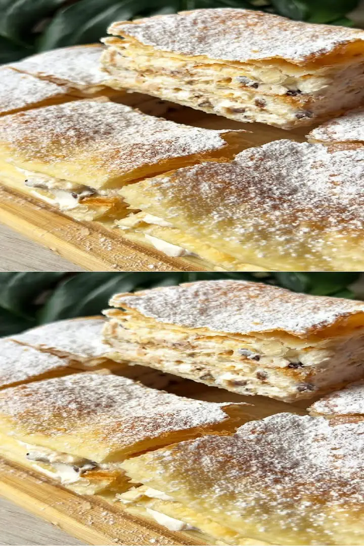 Millefoglie di ricotta dolce