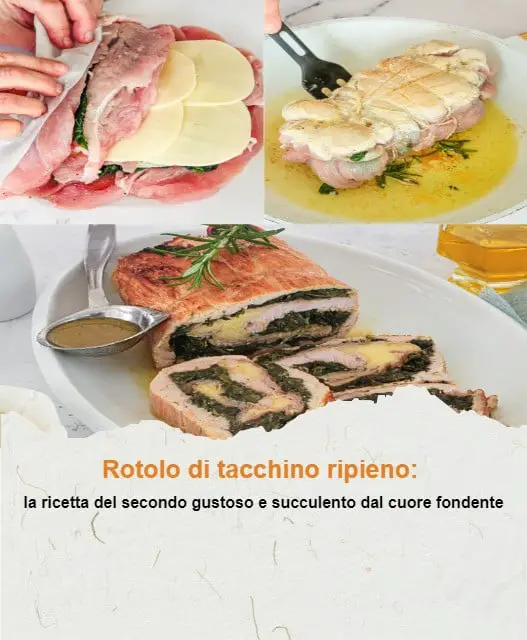 Rotolo di tacchino ripieno