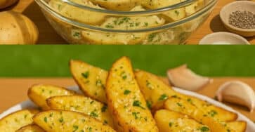 Spicchi di patate al forno
