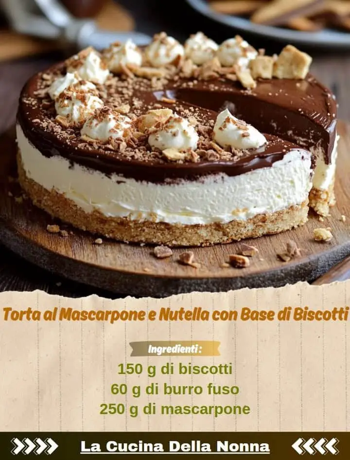 Torta Mascarpone e Nutella