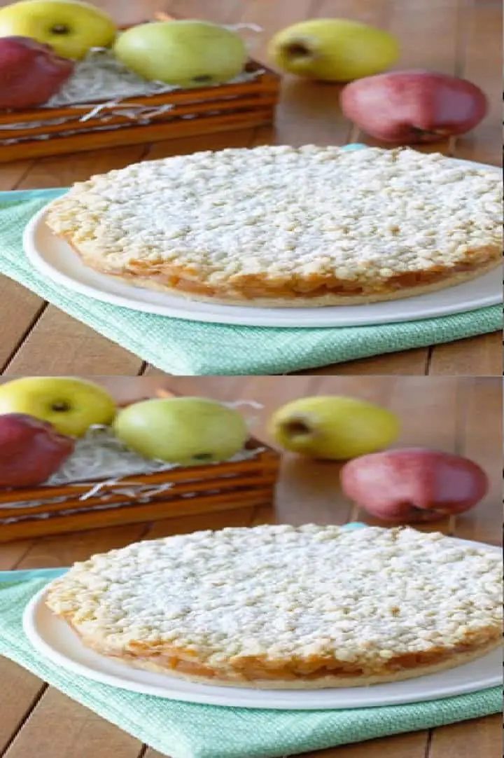 Torta di mele sbriciolata
