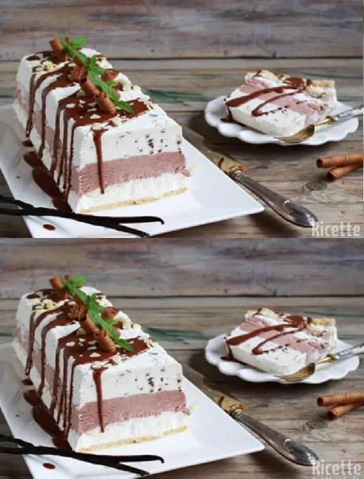 Torta gelato fresca e veloce