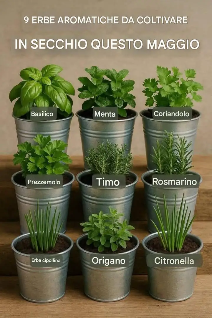 erbe aromatiche in secchi