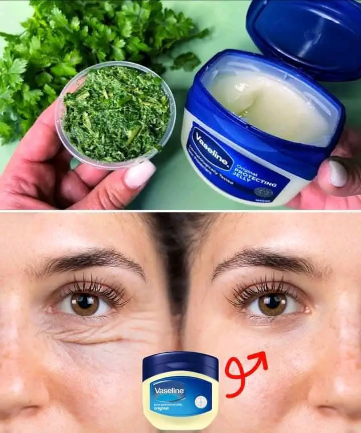 prezzemolo ridurre rughe naturale