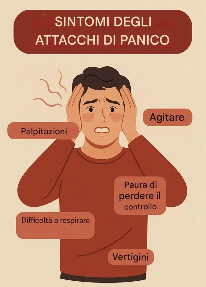 sintomi attacchi panico