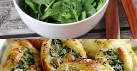 Antipasto spinaci e formaggio