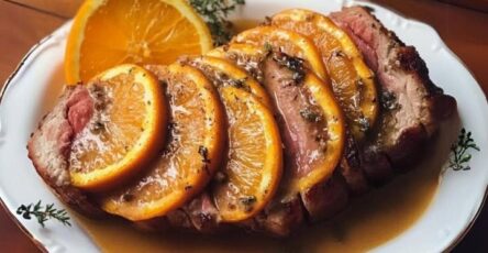 Arrosto all'arancia succulento