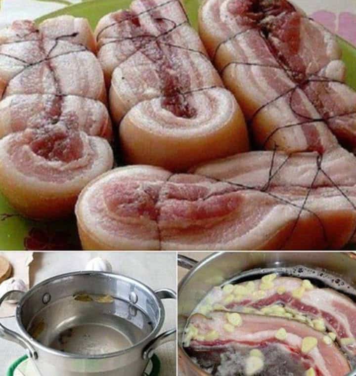 Bacon saporito per feste