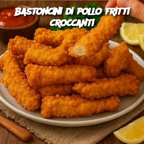 Bastoncini di pollo croccanti