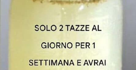 Bevanda per perdere peso