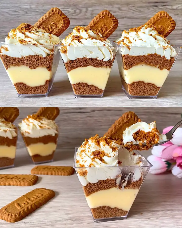 Bicchieri di dessert Biscoff