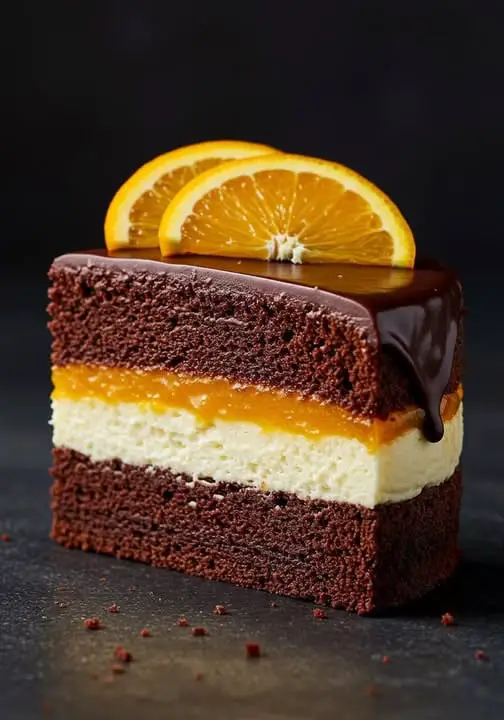 Cheesecake cioccolato arancia