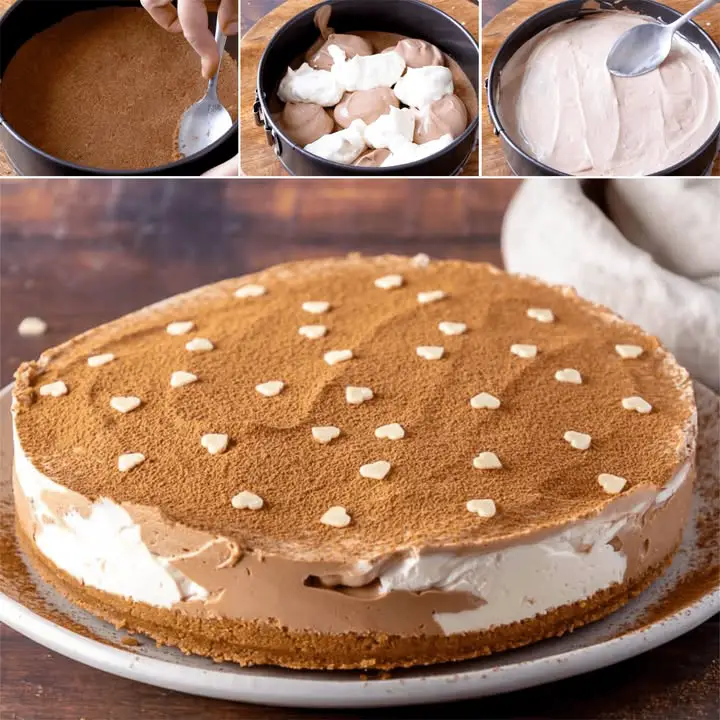 Cheesecake marmorizzata