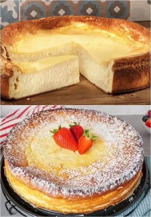 Cheesecake veloce senza fondo