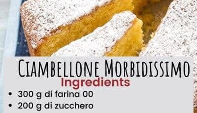 Ciambella soffice e golosa