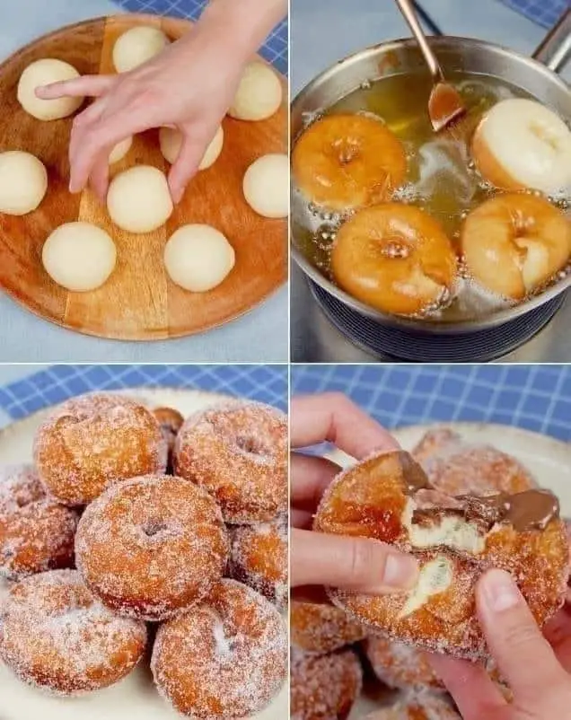 Ciambelloni fritti zucchero
