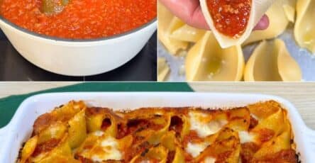 Conchiglioni ripieni al forno