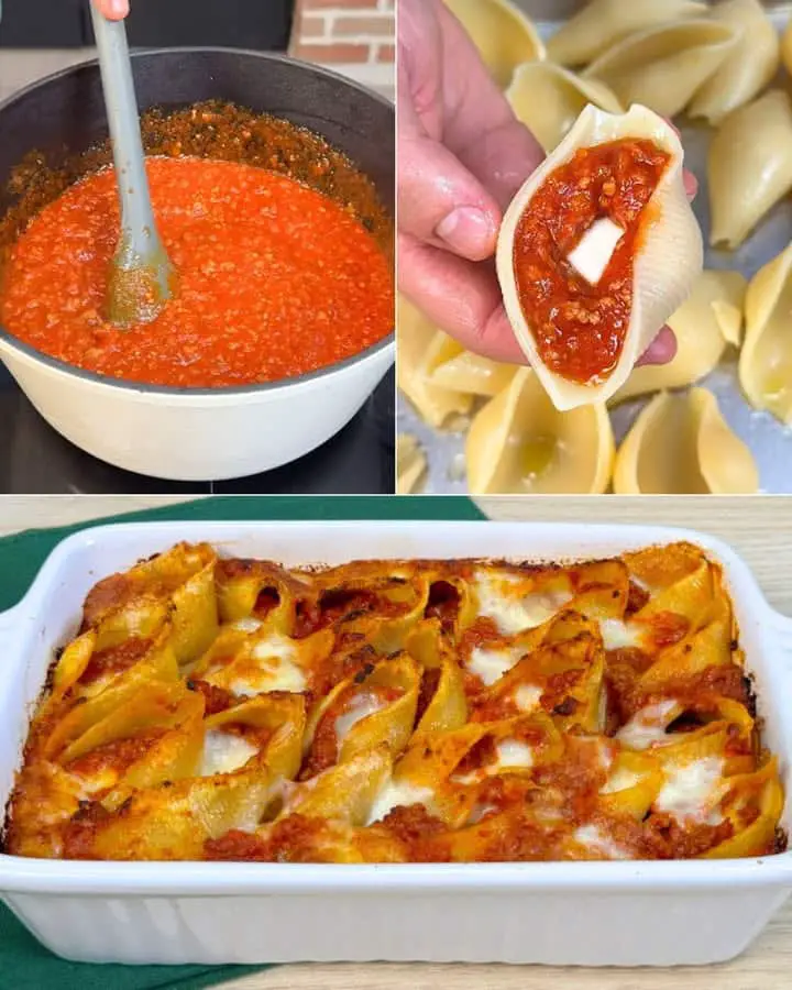 Conchiglioni ripieni al forno