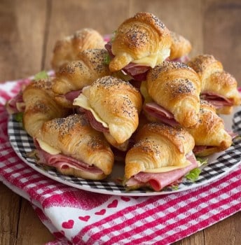 Cornetti salati fragranti e deliziosi