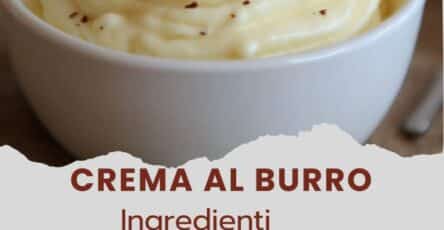 Crema al burro perfetta