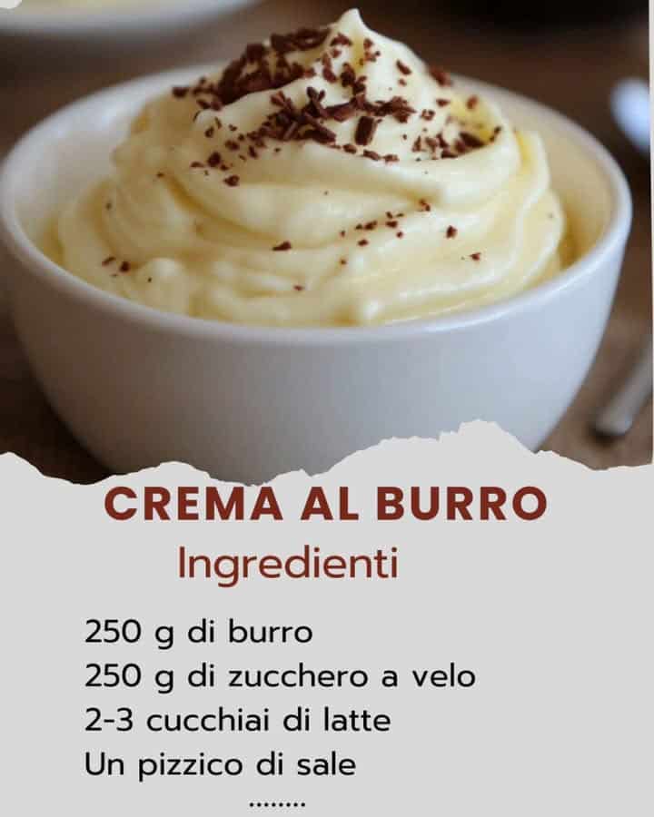 Crema al burro perfetta
