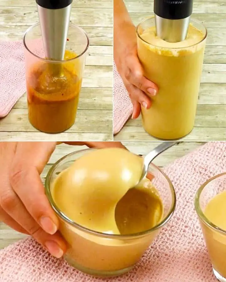 Crema caffè dessert cucchiaio