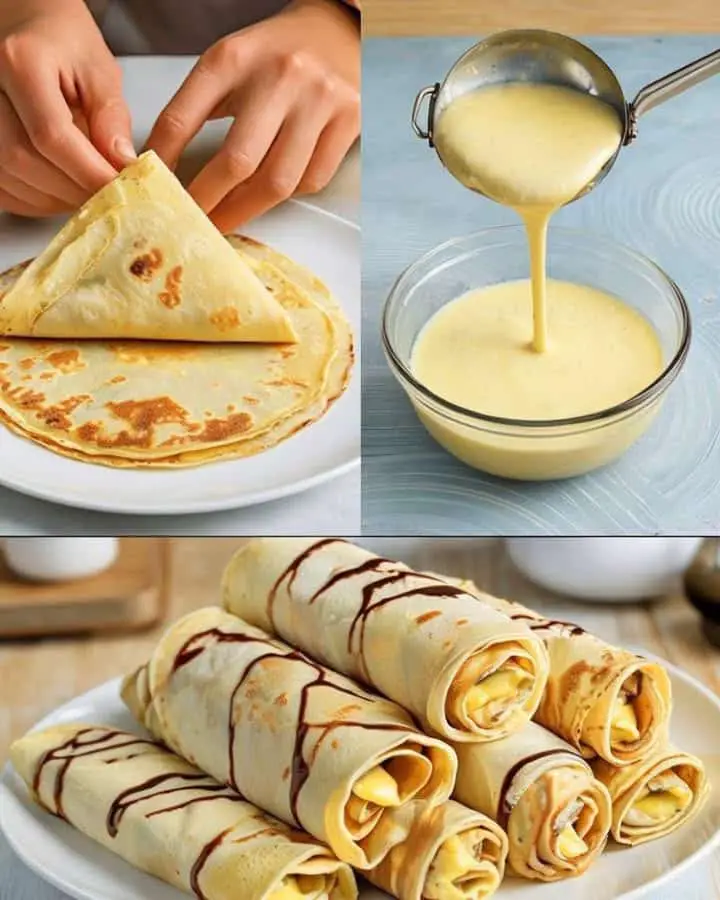Crêpes con crema facile
