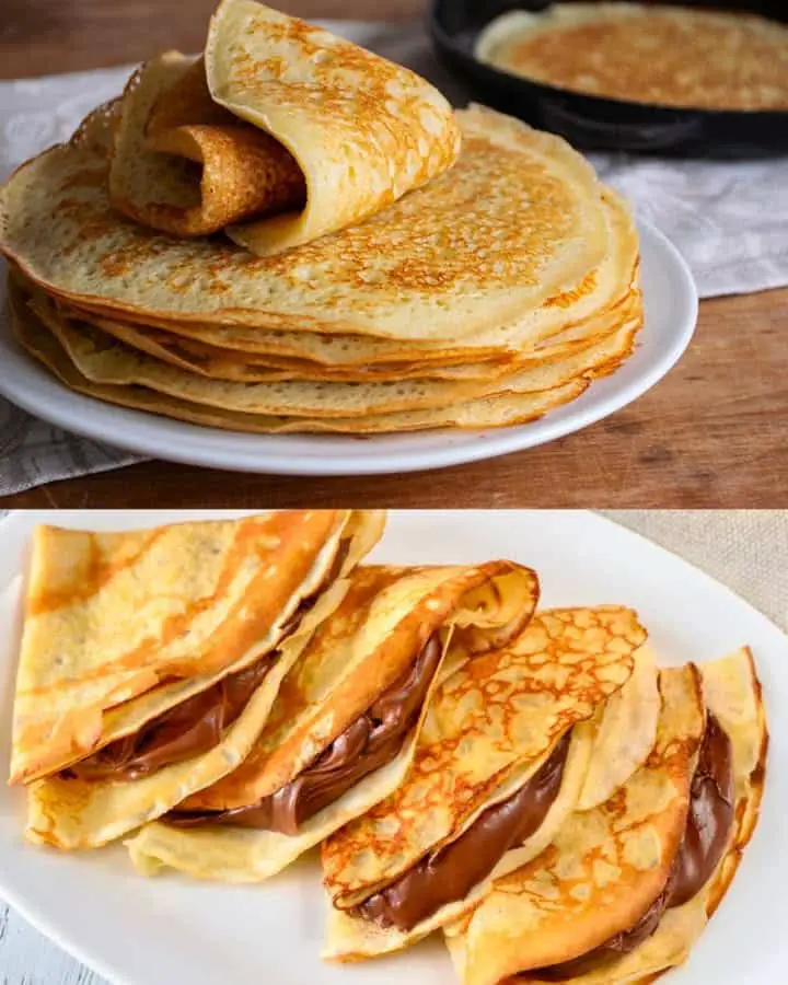 Crepes leggere senza uova