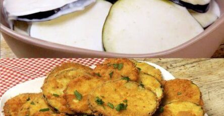 Croccante sopra melanzane