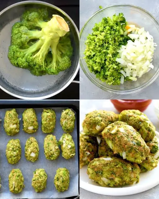 Crocchette di broccoli sane
