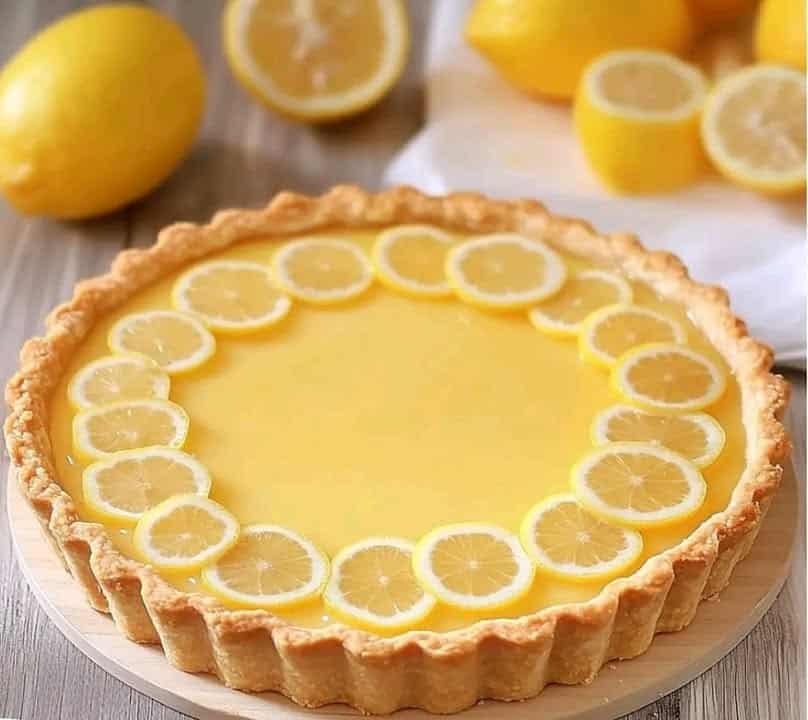 Crostata di limone semplice