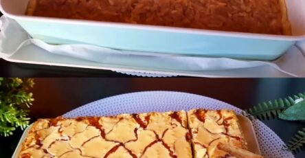 Crostata di mele glassata