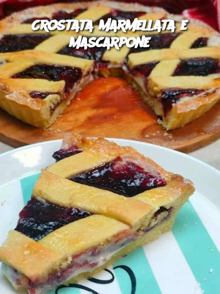 Crostata marmellata e mascarpone