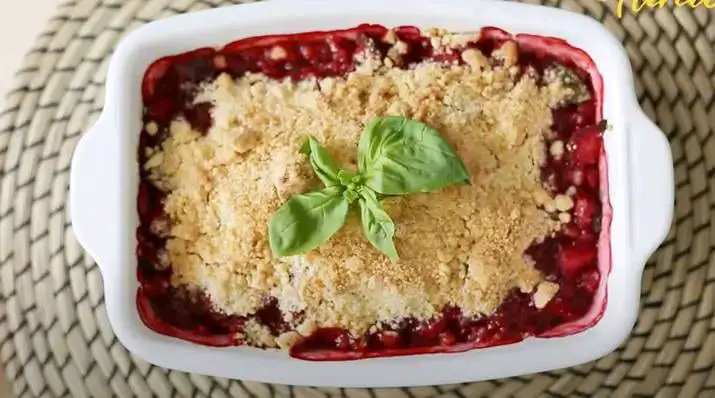 Crumble fragole rapido