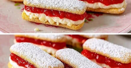 Dolce estivo con frutta