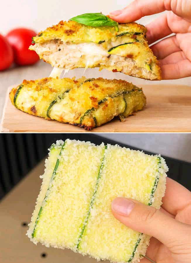 Fagottini di zucchine cheto