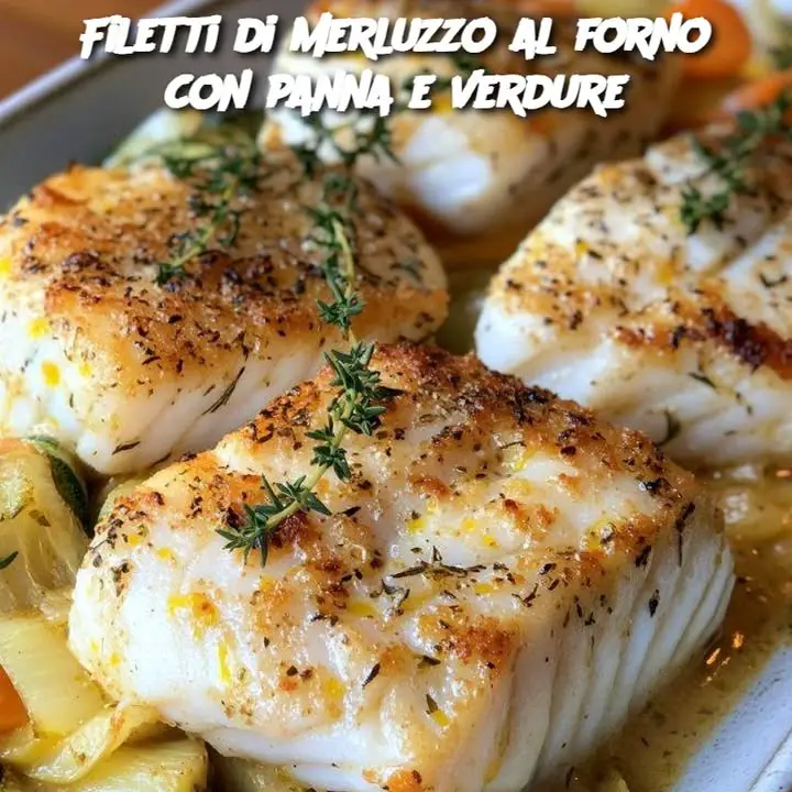 Filetti di merluzzo al forno