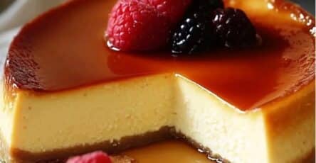 Flan al mascarpone