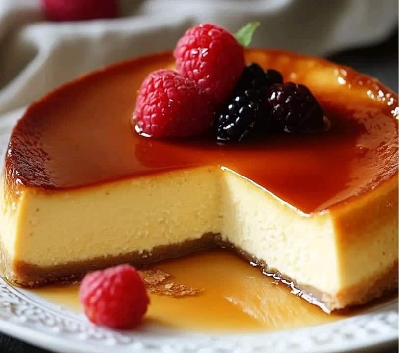 Flan al mascarpone