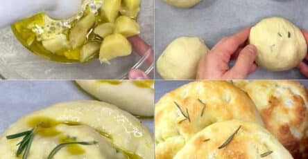 Focaccia di patate rosmarino