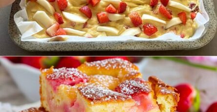 Fragole e mele torta