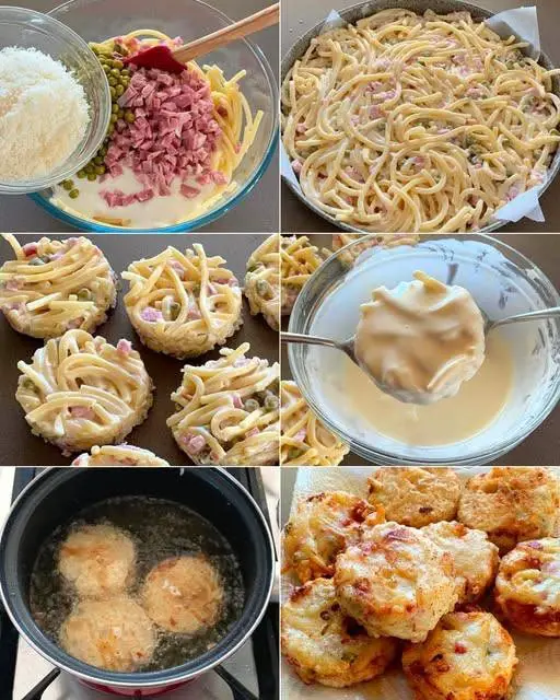 Frittatine di pasta croccanti