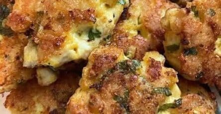 Frittelle di pollo formaggio