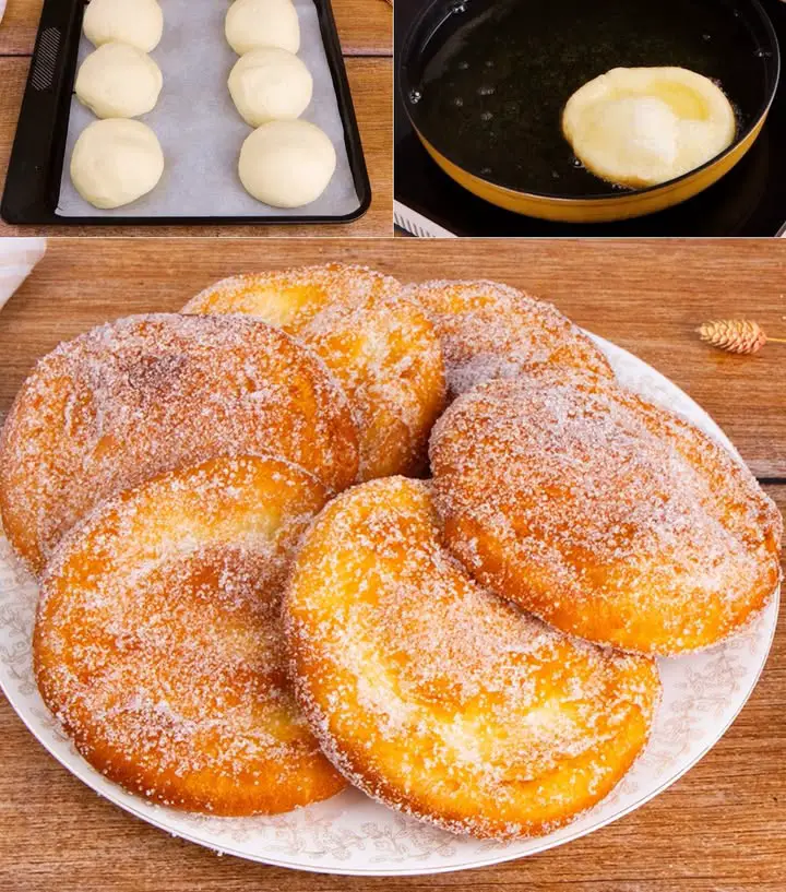 Frittelle dolci croccanti