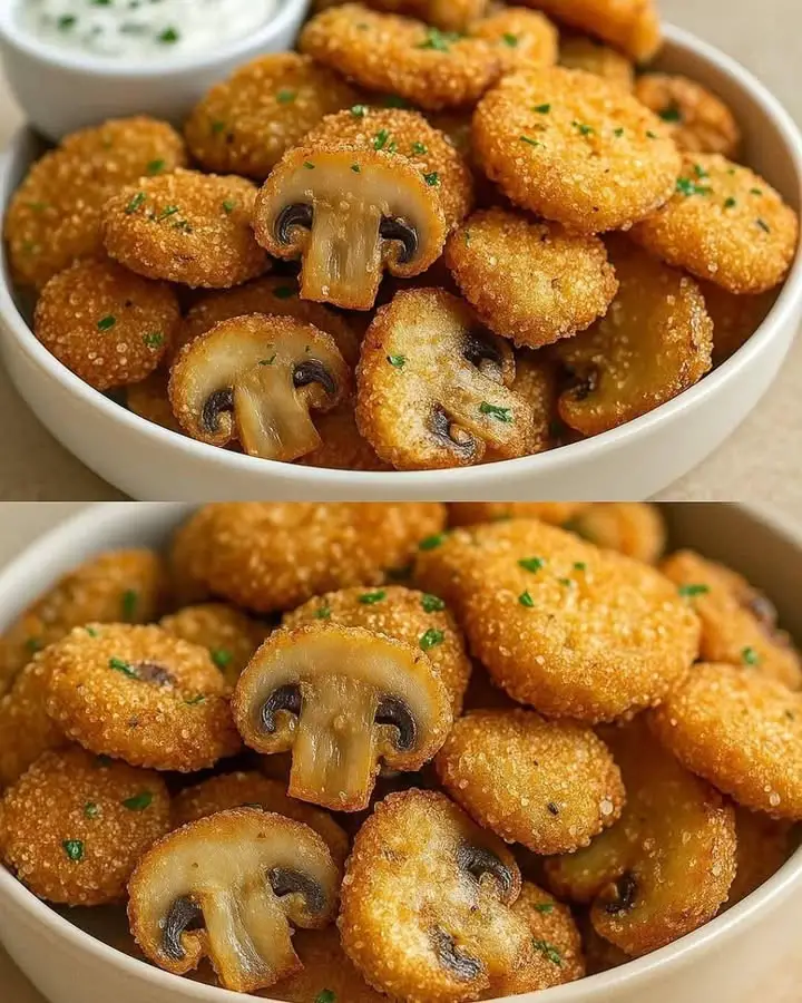 Funghi impanati croccanti