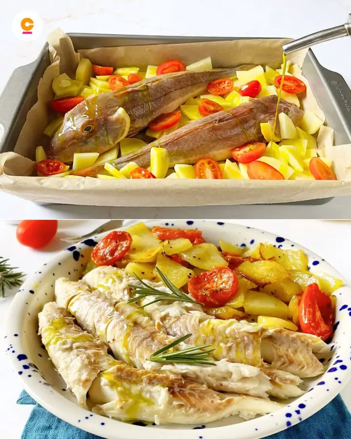 Gallinella di mare al forno